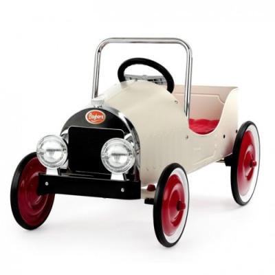 Pedaalidega auto Classic Beige