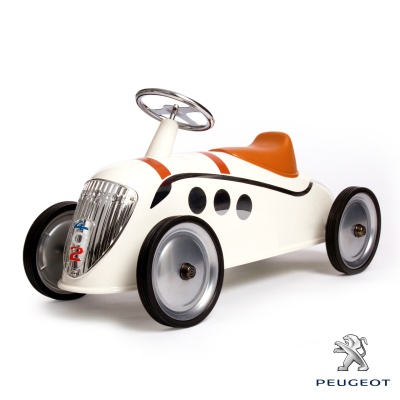 Lükatav auto PEUGEOT valge